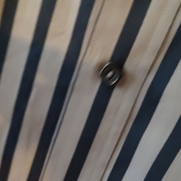 Bugatchi Men's Black and Gray Striped Long Sleeve Cotton Cuffed Shirt XXL - Picture 9 of 9